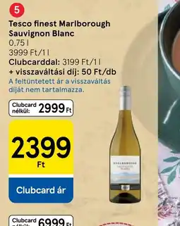 Tesco Tesco finest Marlborough Sauvignon Blanc ajánlat