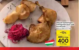 Tesco ZOLLAI rozmaringos-fokhagymás sous-vide kacsacomb ajánlat
