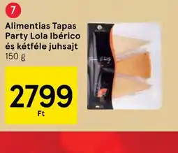 Tesco Alimentias Tapas Party Lola Ibérico ajánlat