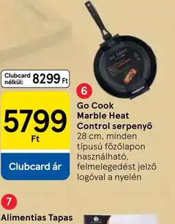 Tesco Go Cook Marble Heat Control serpenyő ajánlat