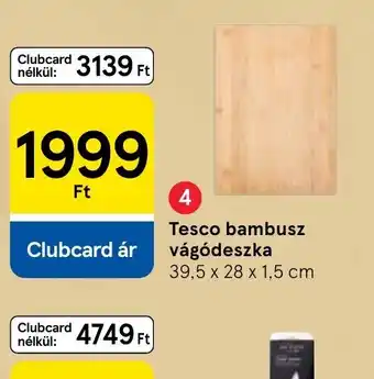Tesco Tesco bambusz vágdeszka ajánlat
