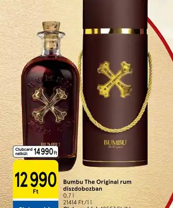 Tesco Bumbu The Original rum ajánlat