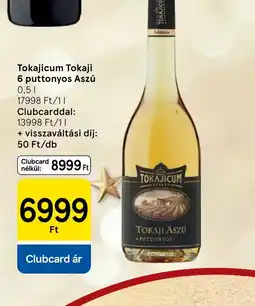 Tesco Tokajicum Tokaji 6 puttonyos Aszú ajánlat