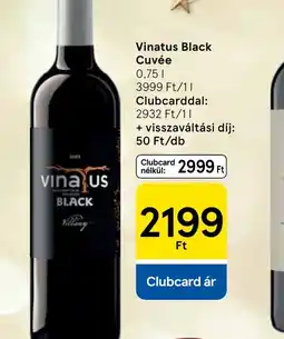 Tesco Vinatus Black Cuvée ajánlat