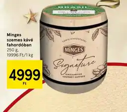 Tesco Minges szemes kávé ajánlat