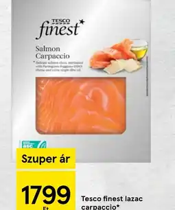 Tesco Tesco finest lazac carpaccio ajánlat