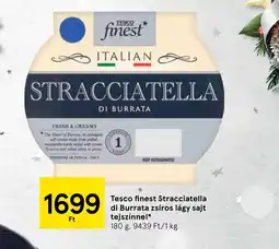 Tesco Tesco finest Stracciatella di Burrata ajánlat