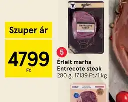 Tesco Érlelt marha Entrecote steak ajánlat