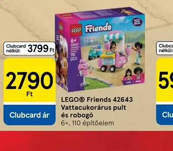 Tesco LEGO® Friends 42643 Vattacukorárus pult és robog ajánlat