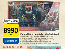Tesco KATONAI BÁZIS ROBOTTAL ÉS KIEGÉSZÍTŐKKEL ajánlat