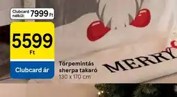 Tesco Törpemintás sherpa takar ajánlat
