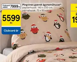 Tesco Pingvines gyerek ágyneműhuzat ajánlat