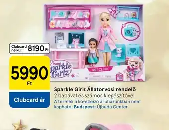 Tesco Sparkle Girlz Állatorvosi rendelő ajánlat