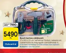 Tesco Bosch barkács játékszett ajánlat
