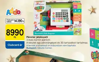 Tesco Pénztár játékszett ajánlat