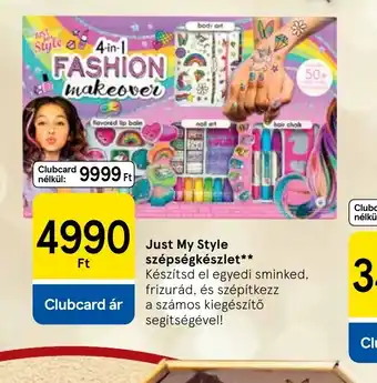 Tesco Just My Style szépségkészlet ajánlat