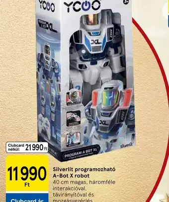 Tesco Silverlit programozhat A-Bot X robot ajánlat