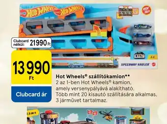 Tesco Hot Wheels® szállítkamion ajánlat