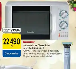 Tesco Hausmeister Diana Solo mikrohullámú sütő ajánlat