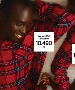 Tesco Kockás férfi pizsama ajánlat