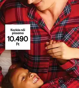 Tesco Kockás női pizsama ajánlat