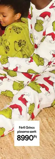 Tesco Férfi Grincs pizsama szett ajánlat