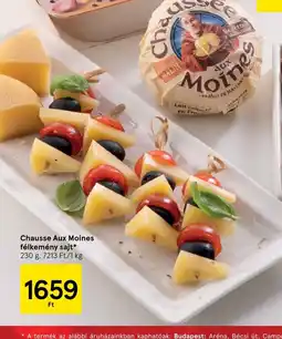 Tesco Chausse Aux Moines félkemény sajt ajánlat