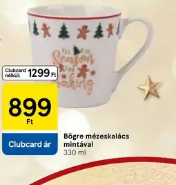 Tesco Bögre mézeskalács mintával ajánlat