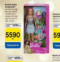 Tesco Barbie baba kisállattal ajánlat