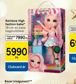 Tesco Rainbow High fashion baba ajánlat