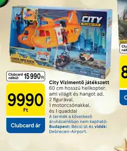Tesco City Vízimentő játékszett ajánlat