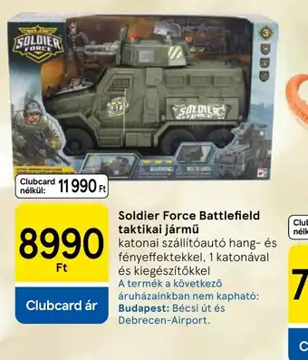 Tesco Soldier Force Battlefield taktikai jármű ajánlat