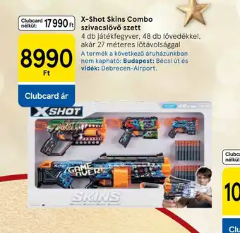 Tesco X-Shot Skins Combo szivacslövő szett ajánlat