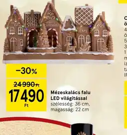 Tesco Mézeskalács falu ajánlat