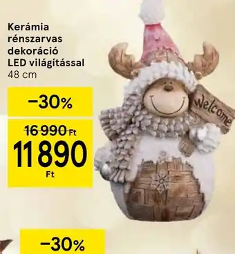 Tesco Kerámia rénszarvas dekoráci ajánlat