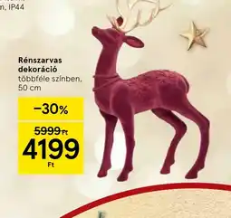 Tesco Rénszarvas dekoráci ajánlat