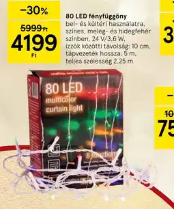 Tesco 80 LED fényfüggöny ajánlat