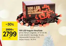 Tesco 100 LED bogys fényfüzér ajánlat