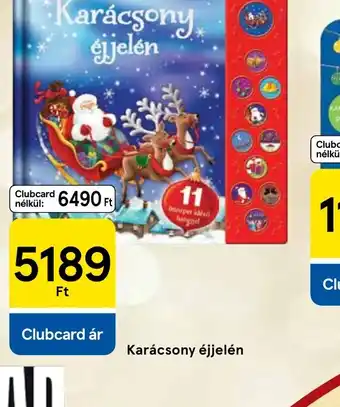 Tesco Karácsony éjjelén ajánlat