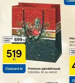 Tesco Prémium ajándéktasak ajánlat