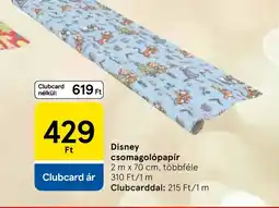 Tesco Disney csomagolpapír ajánlat