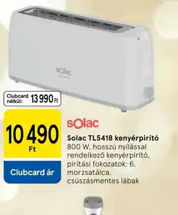 Tesco Solac TL5418 kenyérpirít ajánlat