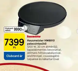 Tesco Hausmeister HM8810 palacsintasütő ajánlat