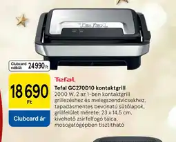 Tesco Tefal GC270D10 kontaktgrill ajánlat