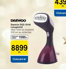 Tesco DAEWOO Daewoo DGS-5018 ruhagőzölő ajánlat