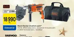 Tesco Black+Decker ütvefúr szett ajánlat