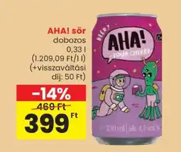 Spar AHA! sör ajánlat
