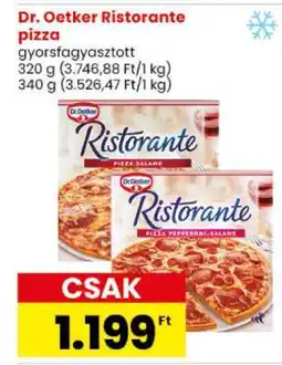 Spar DR. OETKER Ristorante pizza ajánlat