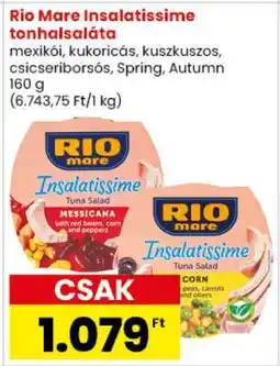 Spar RIO MARE Insalatissime tonhalsaláta ajánlat