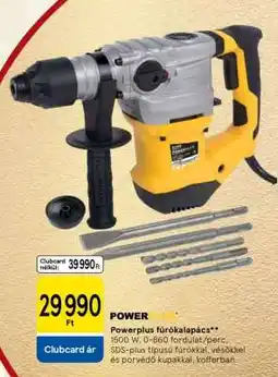 Tesco Powerplus fúrókalapács ajánlat